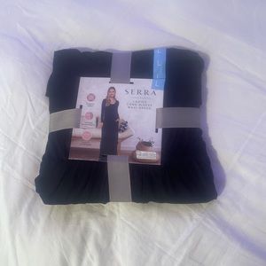 Serra Long Sleeve Maxi Dress Black